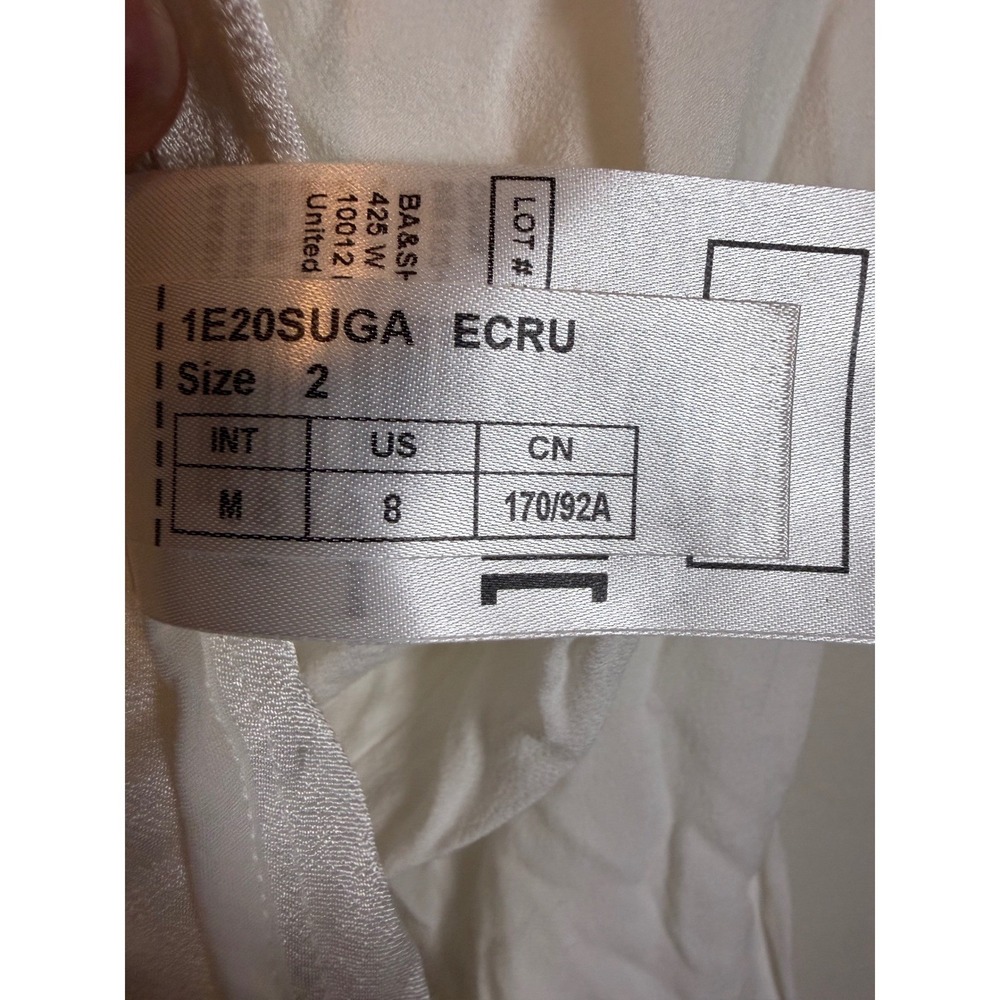 Ba&Sh Suga Jacket Wrap Kimono Style White *missing belt - Picture 6 of 7